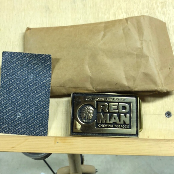 Vintage Men’s Redman Tobacco Belt Buckle - Picture 5 of 6